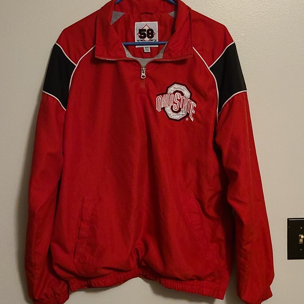 1/4 zip pullover Ohio State jacket